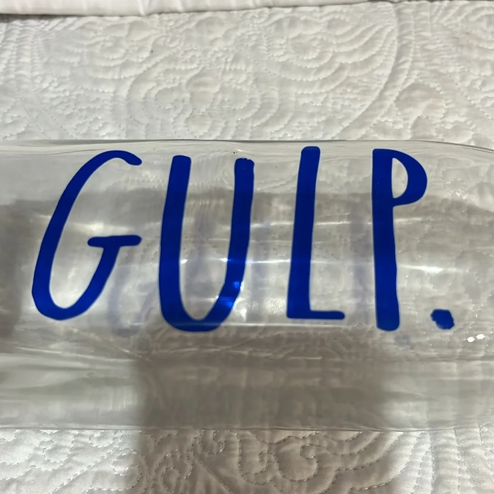 Rae Dunn GULP DRINK‎ SIP bail & trigger bottles